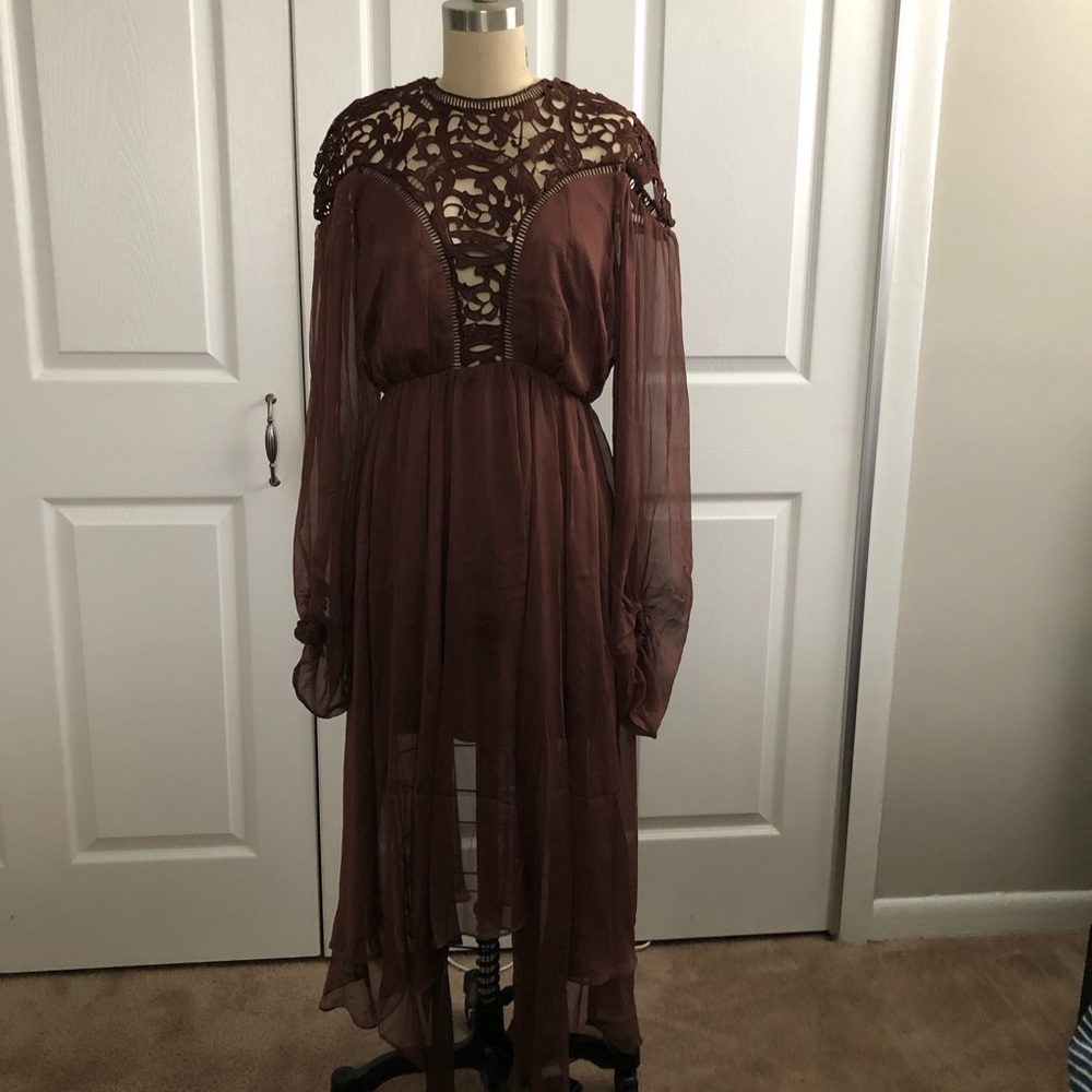 ASOS DESIGN Chiffon Midi Dress